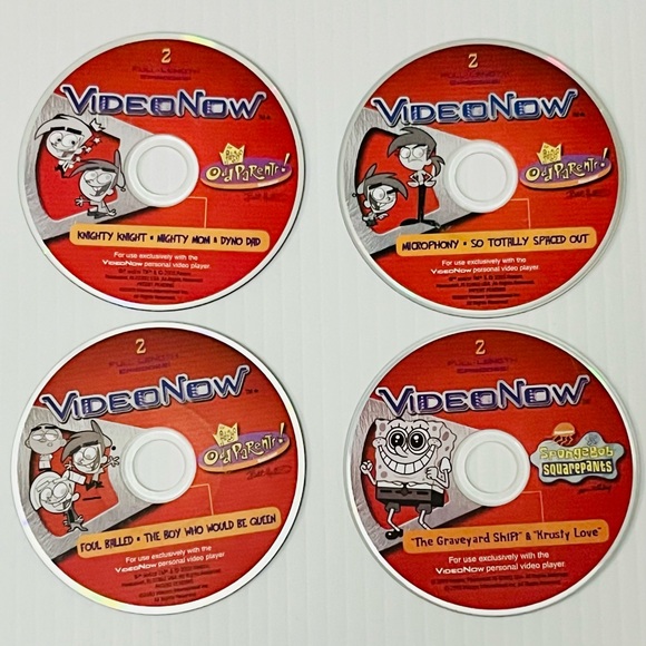 Lot of Video Now Discs - Fairly OddParents,Jimmy Neutron,SpongeBob,Teenage Robot - Picture 5 of 5
